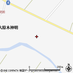 宮城県栗原市金成大原木川原43周辺の地図