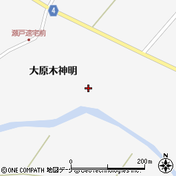 宮城県栗原市金成大原木川原21周辺の地図