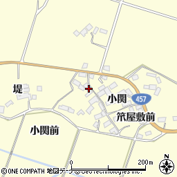 宮城県栗原市栗駒稲屋敷小関33周辺の地図