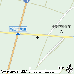 山形県新庄市泉田563周辺の地図