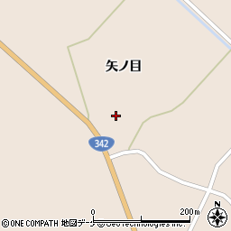 岩手県一関市花泉町涌津矢ノ目周辺の地図