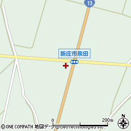 山形県新庄市泉田1周辺の地図