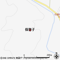 岩手県一関市藤沢町大籠保登子周辺の地図