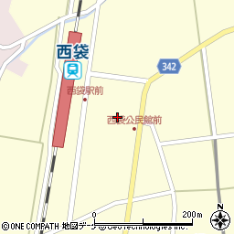 山形県東田川郡庄内町西袋駅前36周辺の地図
