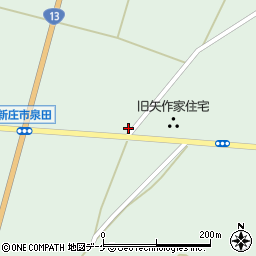 山形県新庄市泉田11周辺の地図