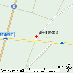 山形県新庄市泉田12周辺の地図