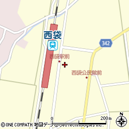 山形県東田川郡庄内町西袋駅前39周辺の地図