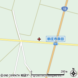 山形県新庄市泉田373周辺の地図