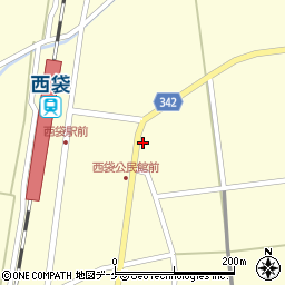 山形県東田川郡庄内町西袋駅前24周辺の地図