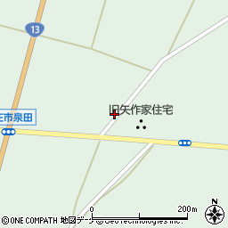 山形県新庄市泉田13周辺の地図