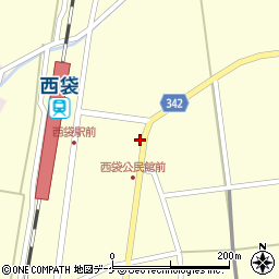 山形県東田川郡庄内町西袋駅前28周辺の地図