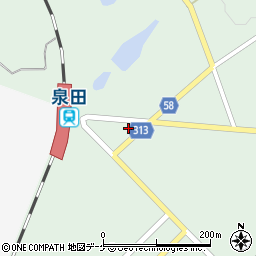 山形県新庄市泉田2294周辺の地図