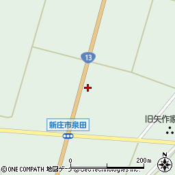 山形県新庄市泉田34周辺の地図