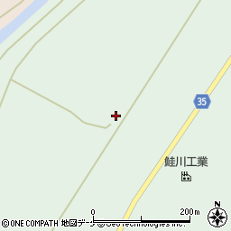 山形県最上郡鮭川村京塚1633周辺の地図