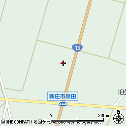 山形県新庄市泉田396周辺の地図