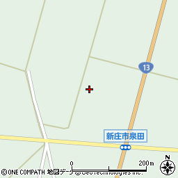 山形県新庄市泉田393周辺の地図