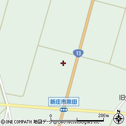 山形県新庄市泉田399-3周辺の地図