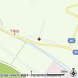 山形県酒田市地見興屋下谷地周辺の地図