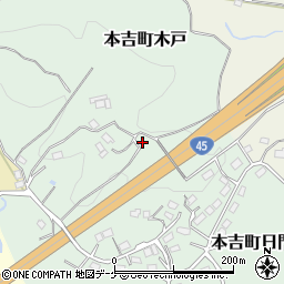 宮城県気仙沼市本吉町日門116-1周辺の地図