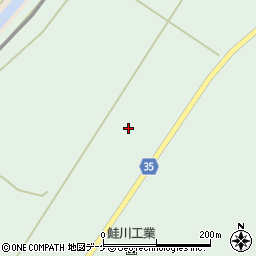 山形県最上郡鮭川村京塚1587周辺の地図