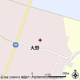 山形県東田川郡庄内町大野前田周辺の地図