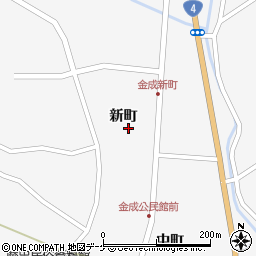 宮城県栗原市金成新町8-2周辺の地図