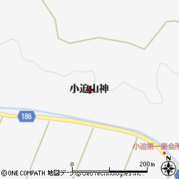 宮城県栗原市金成小迫山神周辺の地図