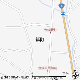 宮城県栗原市金成新町周辺の地図