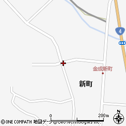 宮城県栗原市金成新町裏周辺の地図