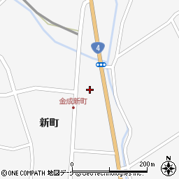 宮城県栗原市金成新町44周辺の地図