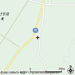 山形県最上郡鮭川村京塚1390周辺の地図