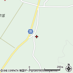 山形県最上郡鮭川村京塚1365周辺の地図