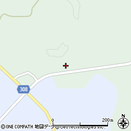 山形県最上郡鮭川村京塚3584周辺の地図