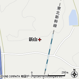 宮城県栗原市若柳有賀新山17-1周辺の地図