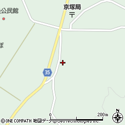 山形県最上郡鮭川村京塚1363周辺の地図