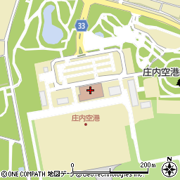 山形銀行庄内空港ビル ＡＴＭ周辺の地図