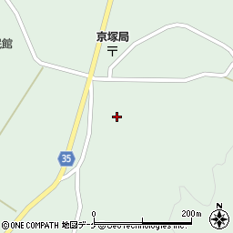 山形県最上郡鮭川村京塚1145周辺の地図