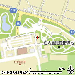 庄内空港第二駐車場周辺の地図