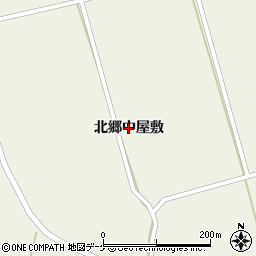 宮城県栗原市鶯沢（北郷中屋敷）周辺の地図