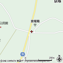 山形県最上郡鮭川村京塚1159周辺の地図