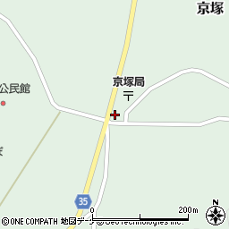 山形県最上郡鮭川村京塚1190-1周辺の地図