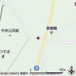 山形県最上郡鮭川村京塚1186周辺の地図