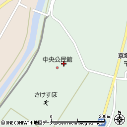 鮭川村役場　教育委員会周辺の地図