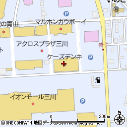 ケーズデンキ庄内三川店周辺の地図