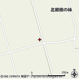 宮城県栗原市鶯沢北郷高屋敷61周辺の地図