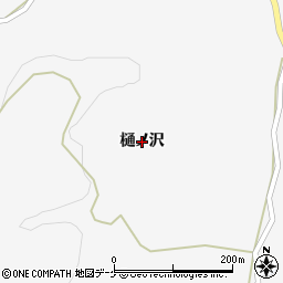 岩手県一関市藤沢町大籠（樋ノ沢）周辺の地図