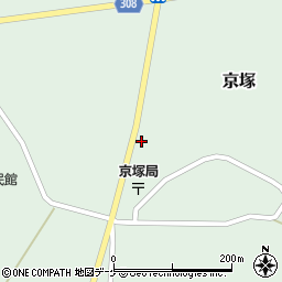 山形県最上郡鮭川村京塚1242周辺の地図