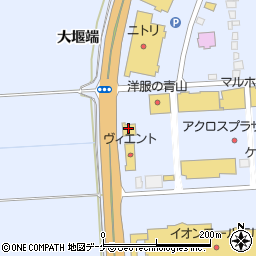 ココス山形三川店周辺の地図