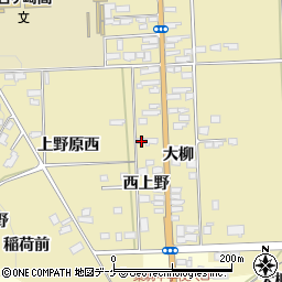 宮城県栗原市栗駒中野西上野10周辺の地図