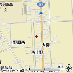 宮城県栗原市栗駒中野西上野8-2周辺の地図